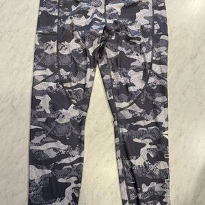 Reebok Gray Camouflage Leggings